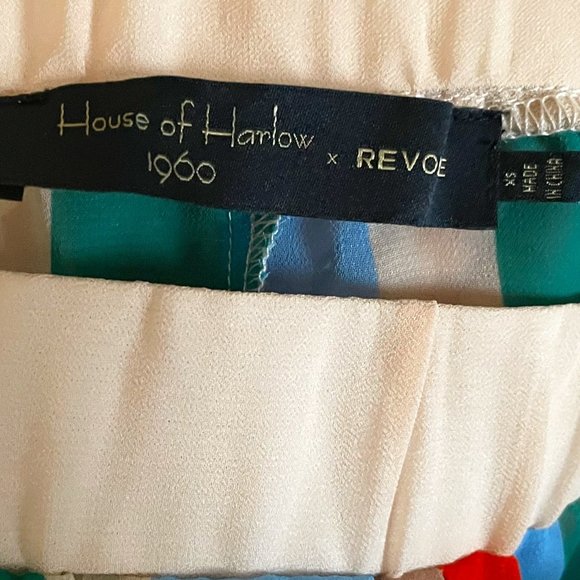 House of Harlow 1960 x Revolve Manaus Miami Stripe Jogger Pant XS Beach Vacation - Picture 3 of 10